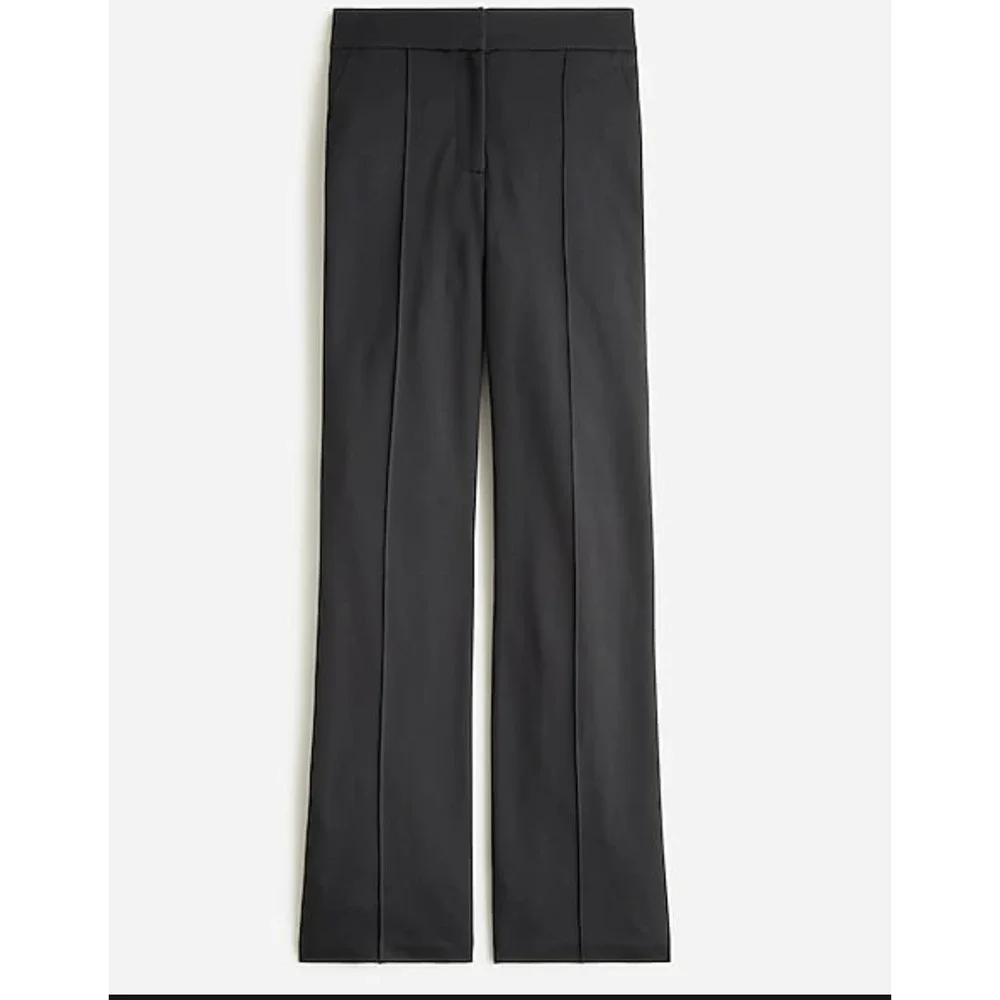 J Crew Demi Boot Ponte Crop Pants 6 Black NWOT J.Crew BL701 Academia Prep